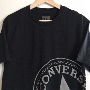 Converse All Star Big Logo Black Tee Small